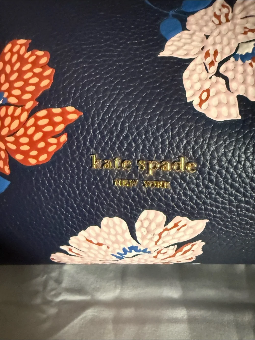 kate spade New York Knott Dotty Floral Embossed Leather Crossbody and wallet set